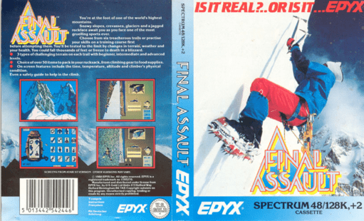 Final Assault box art for ZX Spectrum